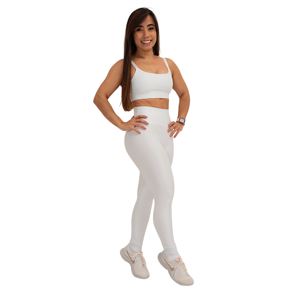 Legging Glow – Blanc grisé